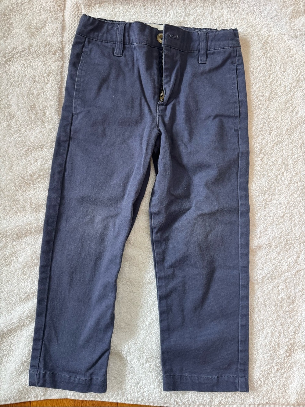Sammy + Nat Navy Straight Chino Pants